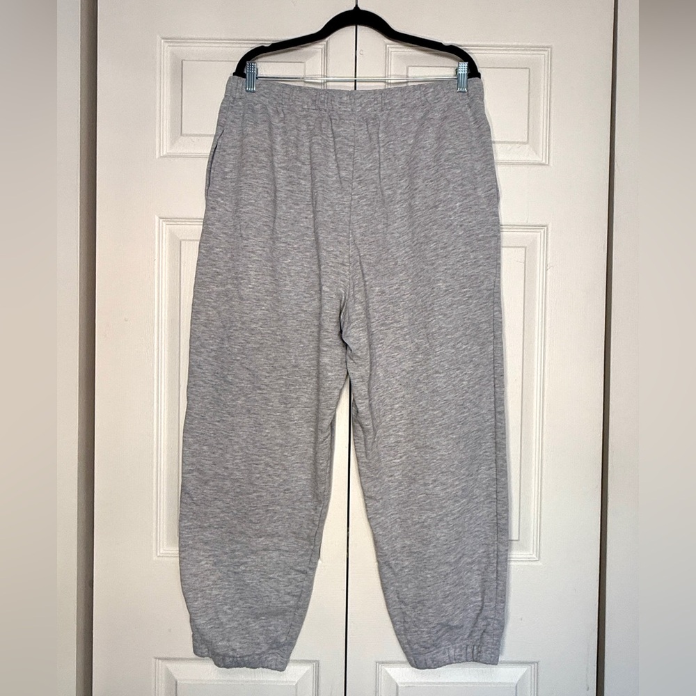 American Eagle Grey Drawstring Sweatpants - image 2